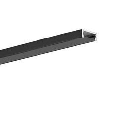 Difuzor KLUŚ LIGER-11 pro LED hliníkové profily černý 2m, B17037B_2