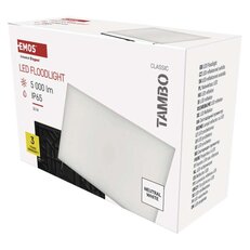 LED reflektor TAMBO, 50 W, 5000 lm, IP65, černý EMOS ZS2542