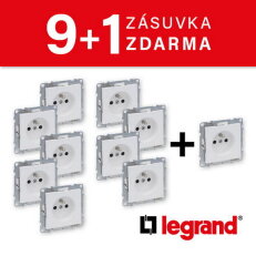 721180A SUNO ZÁSUVKA BÍLÁ AKCE 9+1