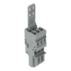 1vodičová pružinová svorkovnice, CAGE CLAMP, 4 mm2, Šedá WAGO 769-103/142-000