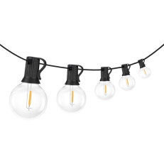 LED řetěz 25xG40/0,5W,230V,3000K,IP44,15