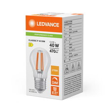 Světelný zdroj LED CLASSIC P DIM P 3.4W 827 Clear E27 LEDVANCE 4099854439131