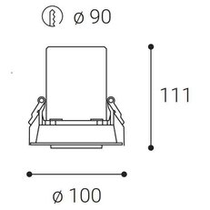 Svítidlo HIDE, W 10-20W 3000K LED2 2252631