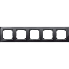 Rámeček 5násobný M-Elegance Onyx Black SCHNEIDER 489503