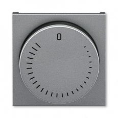 Kryt regulátoru otáček s maticí 3294H-A00130 69 ocelová/kouř. černá Levit ABB