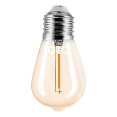 LED žárovka ORO AMBER E27 ST45 1W WW LED-POL ORO33237