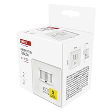 PIR senzor (pohybové čidlo) IP20 1200W, bílé EMOS GS15117