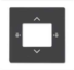 ABB KNX Kryt pro prvek ovládací 6násobný antracitová 6108/61-81-500