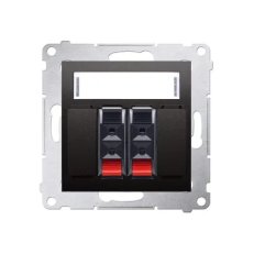 DGL32.01/48 Dvojitá zásuvka reproduktoro