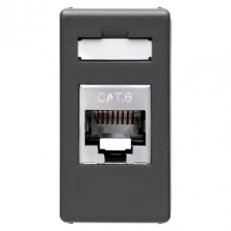 Gewiss GW21686  Zásuvka datová RJ45 cat. 6 FTP, černá