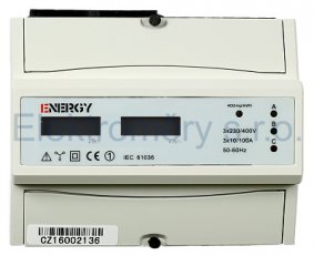 Elektroměry E388 ENG-307D, 3f. 2s. 10 - 100A, neověřený