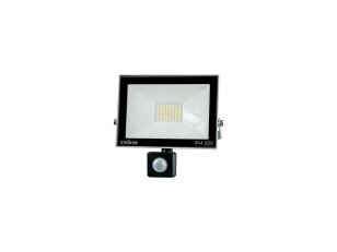 Reflektor KROMA LED S 30W NW IP65 120° pohyb. senzor šedá IDEUS 03606