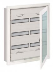 Zapuštěná rozvodnice ABB U42TR3 -72M s průhl. dveřmi