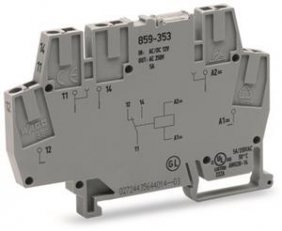 Reléový modul, vstupní jmenovité napětí AC/DC 115 V, 1 přepínací kontakt, šedá