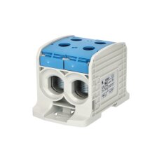 Svorka univerzální RKA 185 1/4 N 353A 1P 4x vstup AL/CU modrá DIN/panel 1006046