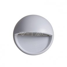 3W LED Step Light Grey Body Round Natural White, VT-1182 V-TAC SKU1407
