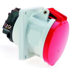 Zásuvka vestavná 63A 4p 400V IP44 6h BALS 12074