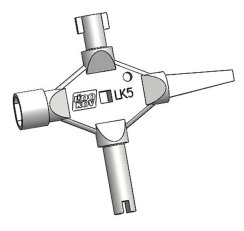 Lidokov 01.035.E Klíč víceúčelový LK 5-E