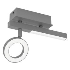 Bodové svítidlo CARDILLIO 2 LED černá/satén 5,4W IP20 EGLO 900513