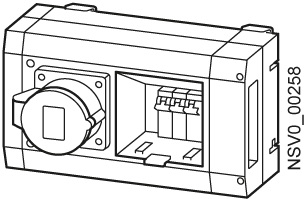 BD01-AK2M1/CEE165A163 Odbočná skříň zásu SIEMENS BVP:034280