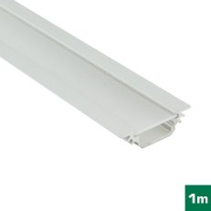 FKU35-1M-EL AL profil FKU35 BC pro LED, s plexi, 1m, elox FK TECHNICS 4731253-S