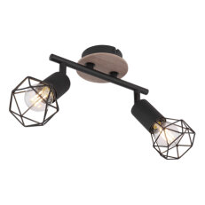 Bodové svítidlo XARA I černá 2xE14, max. 40W 230V GLOBO 54802S-2H