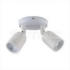2*GU10 Wall Fitting  White