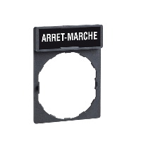 Nosič štítku 30x40, ARRET-MARCHE SCHNEIDER ZBY2166