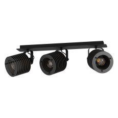 Bodové svítidlo SEGOVIA E27 černá/černé dřevo 3X40W IP20 EGLO 900742