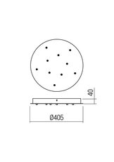 CANOPY RD D405 10 PENDANTS CF (EIKO, ITO, KANJI, OBO, LOLLI, TYCON) CSL10RD405CF