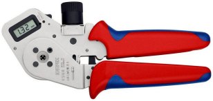Čtyřtrnové lisovací kleště pro soustružené kontakty 195 mm KNIPEX 97 52 63 DG