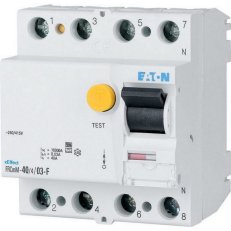 Proudový chránič 10kA FRCmM-100/4/03-G/F 4-pólový 0,3A 100A EATON 187442