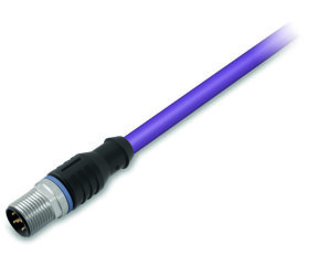 Kabel PROFIBUS Zástrčka M12B  přímá 5pól. Fialová WAGO 756-1103/060-200