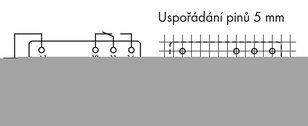 Základní relé vstupní jmenovité napětí DC 12 V 2 přepínací kontakty WAGO 788-152