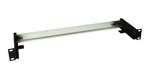 DIN lišta s držákem do 19" rozvaděče,1U, RAL 9005 SOLARIX 80138323