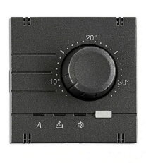 Kryt termostatu pro topení/chlazení, analogový, antracit SCHRACK EV113319--