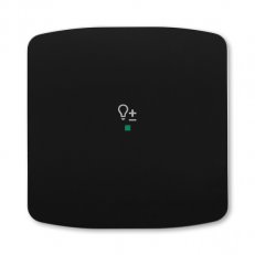 ABB Tango Kryt 1násobný symbol stmívání černá 6220A-A01004 N