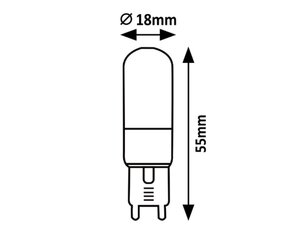 Světelný zdroj SMD LED, G9, 3W, 350lm, 3000K RABALUX 79104