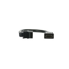 Zásuvka HDMI (keystone s kabelem), černá