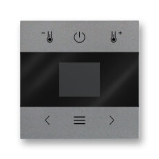 ABB LEVIT M Kryt pro termostat prostorový s Bluetooth, ocelová 2CHH910400A4069