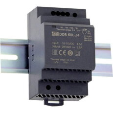 Měnič DC/DC na DIN 60W 12V MEAN WELL DDR-60L-12