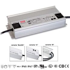 Stmívatelný zdroj pro LED 481W 54V MEAN WELL HLG-480H-54B