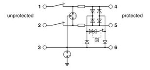 Svodič přepětí TTC-6-3-HF-F-M-24DC-PT-I PHOENIX CONTACT 2906779