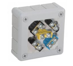 041-53 Instal. krabice 98x98 IP55 12 vstupů, šedá VIPLAST 20405380