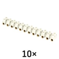 Šroubová svorkovnice 12× 46mm2, 450 V, bílá EMOS A4106