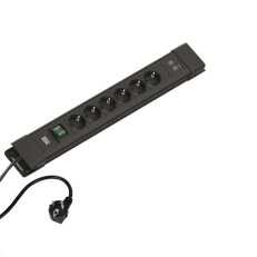 CONNECTUS 6xCEE7/3 1xSchalter 1xUSB A/C