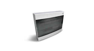 PNS 2x24T Plastová rozvodnice, průhledné