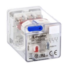 Lovato HR703CD110 Průmyslové relé 11 pinů 3 zap/vyp 10A 110VDC+LED