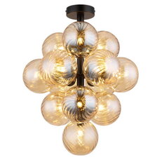 Stropní svítidlo CONOR černá matná 13xG9, max. 4W LED 230V GLOBO 56146D