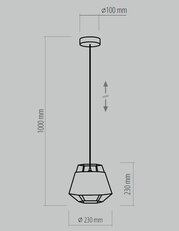 CRISTAL WHITE 1851 1x E27 60W TK LIGHTING 1851